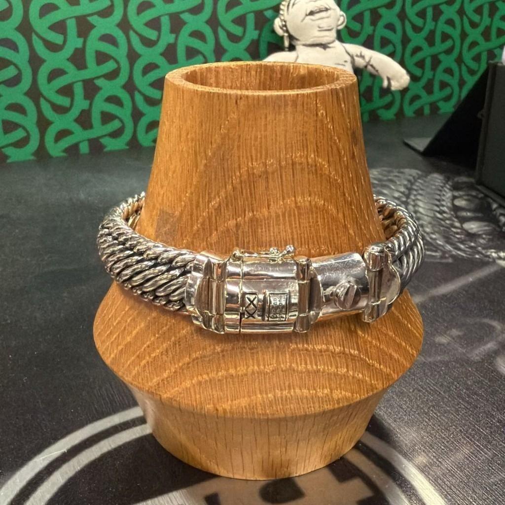BUDDHA TO BUDDHA ARMBAND TYPE 262 EDWIN/BEN SMALL € 699,00, Ophalen of Verzenden, Nieuw, Zilver, Zilver
