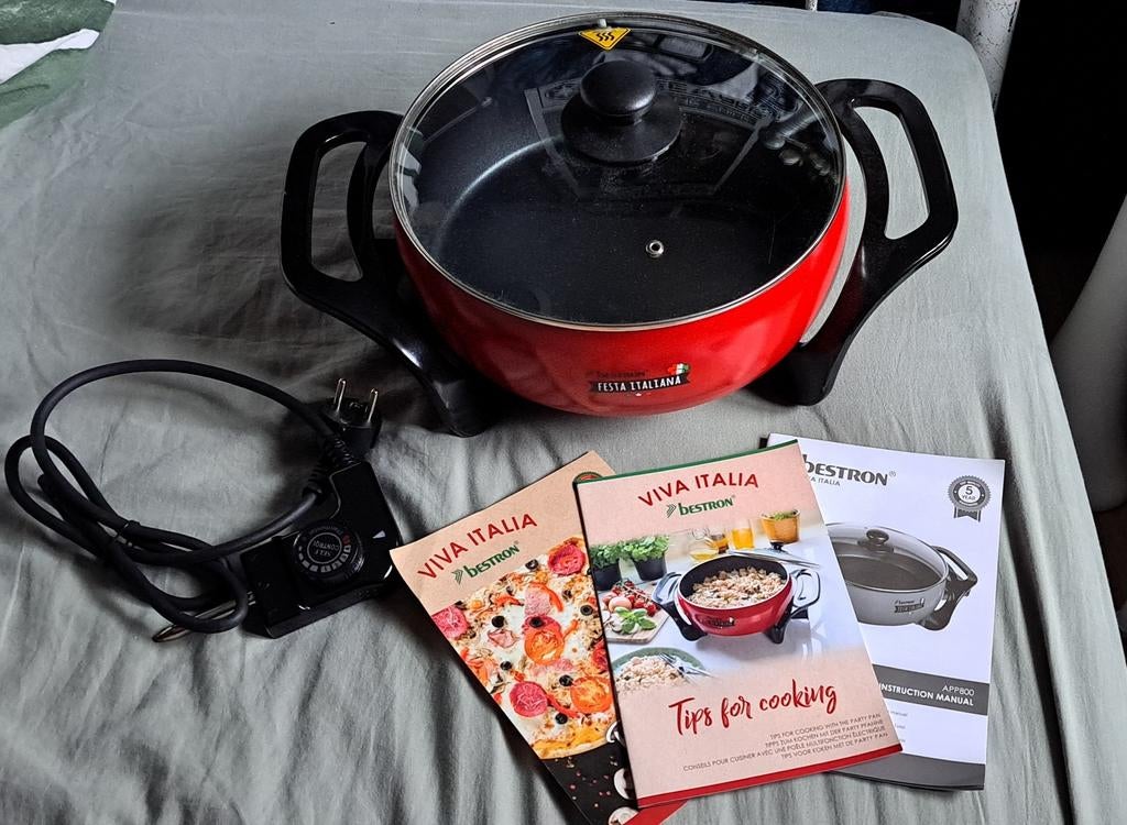 Bestron Festa Italiana Elektrische Pan - Nieuwstaat!, Ophalen of Verzenden, Nieuw