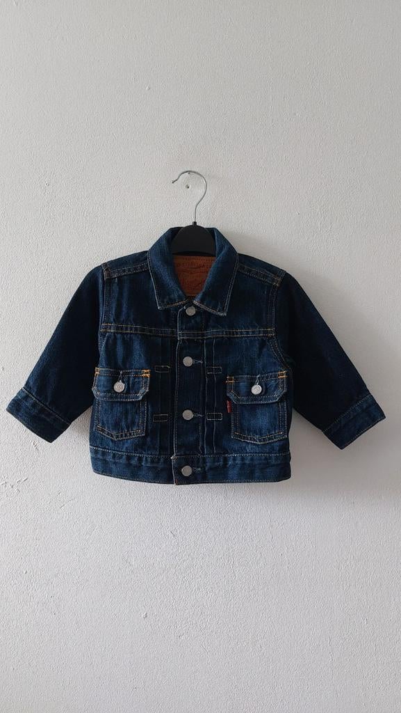 Vintage 90s Little Levis USA big E Selvedge jacket, Jongetje of Meisje, Ophalen of Verzenden, Zo goed als nieuw, Jasje