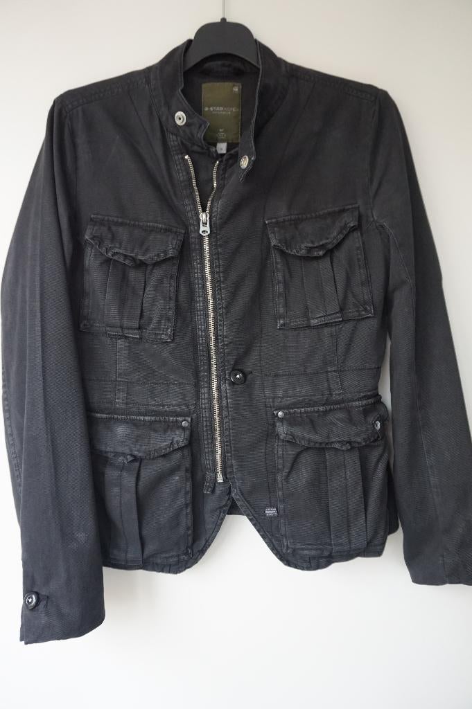 G-Star RAW Cargo Line jacket stoer jasje blauw G Star maat S, Blauw, Ophalen of Verzenden, Jasje, Maat 36 (S)