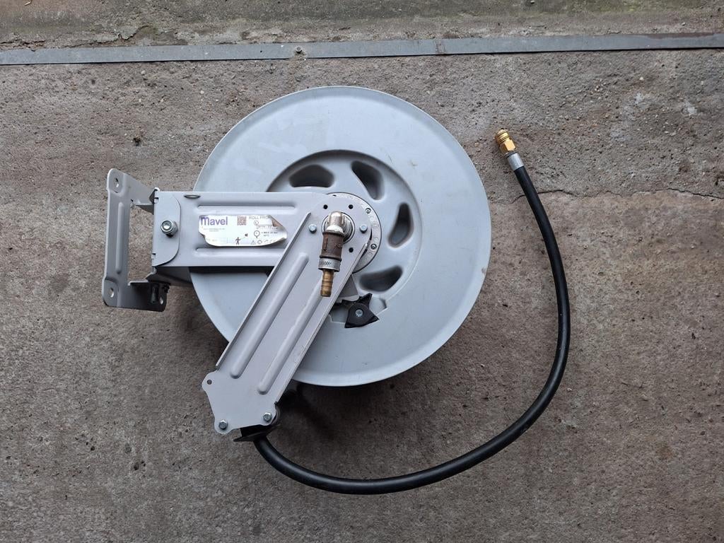 Mavel ROLL PROFI 24+1m slanghaspel perslucht, Ophalen of Verzenden