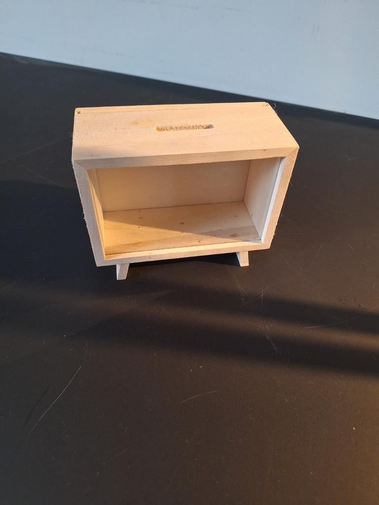 Houten Spaarpot, Ophalen of Verzenden, Nieuw, Hout, Overige thema's