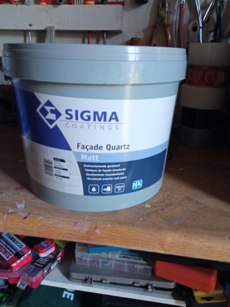 Sigma gevelverf Sigma Facade Quartz Matt 10 liter, Ophalen, Nieuw