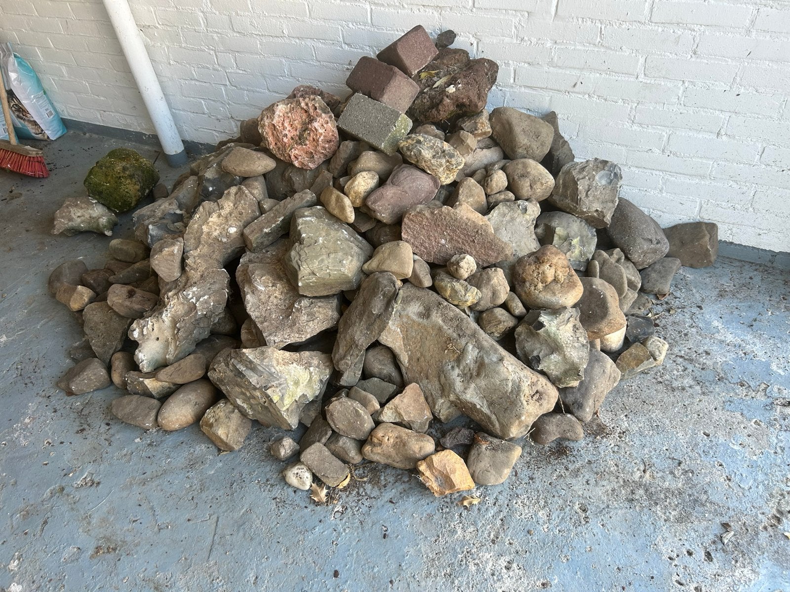 Diverse rotsen en Maaskeien voor tuin of decoratie, Tuin en Terras, Overige materialen, Gebruikt, Ophalen of Verzenden, Kei