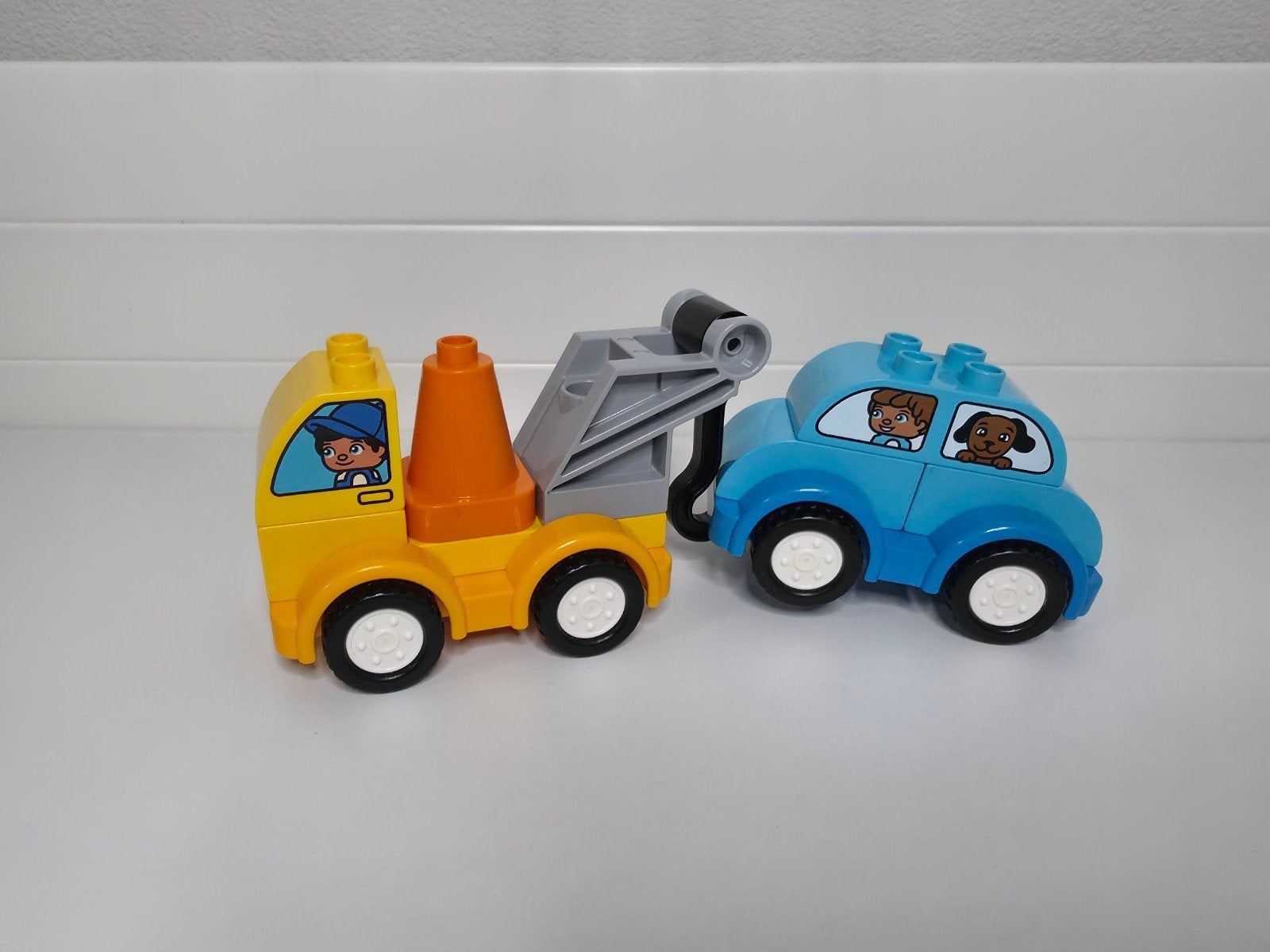 LEGO Duplo Mijn eerste sleepwagen - Set 10883 - Compleet (1), Ophalen of Verzenden, Zo goed als nieuw, Complete set, Duplo