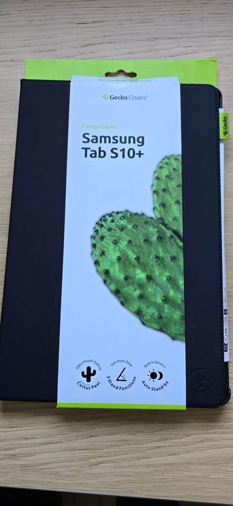 Tablet hoes nieuw voor Samsung Tab S10+S9FE+/S9+, Ophalen, Nieuw, Cactus Cover Samsung Tab S10+, Gecko Covers