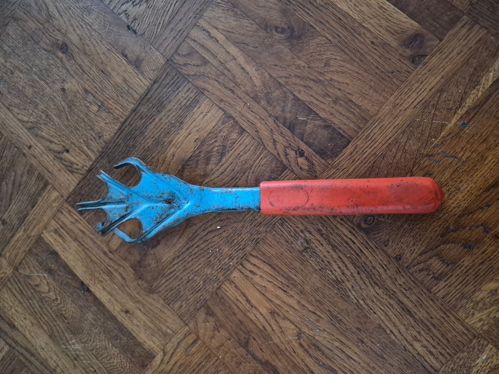 Gebruikte handgereedschap: klein harkje, Tuin en Terras, Ophalen, Gebruikt