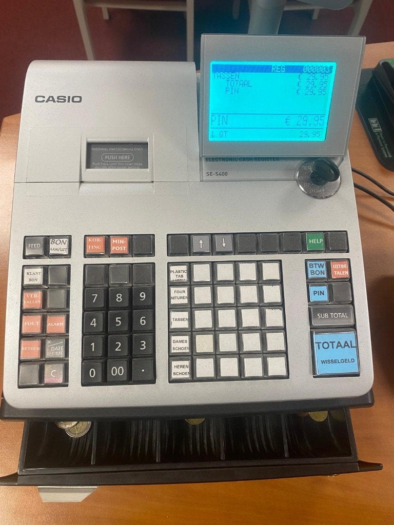 Kassa SE-S400, Ophalen