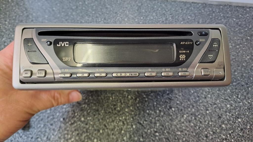 JVC Autoradio KD-G311 - CD/MP3 Speler, Gebruikt, Onbekend, Ophalen of Verzenden, Onbekend
