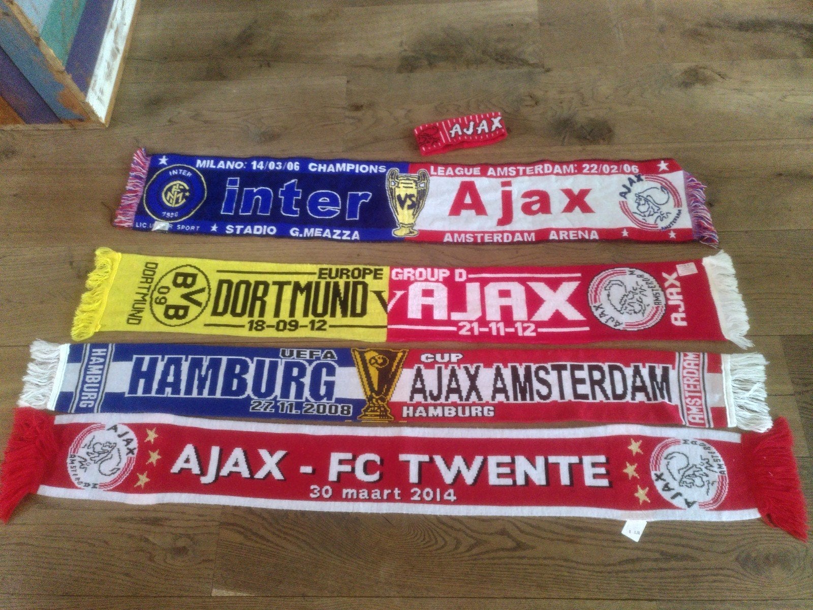 Voetbal sjaals Ajax, Ophalen of Verzenden, Zo goed als nieuw, Ajax