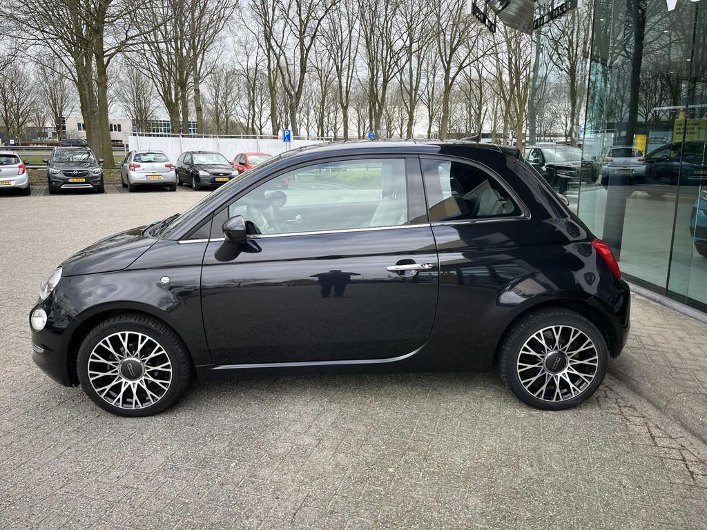 Fiat 500 1.0 Hybrid Club | Navigatie | Panoramadak | Carplay, 12 maanden, Stof, Gebruikt, Euro 6