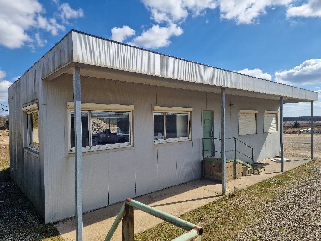 90m² gedemonteerde bureelcontainers/noodwoning/units, Doe-het-zelf en Verbouw, Ophalen, Gebruikt