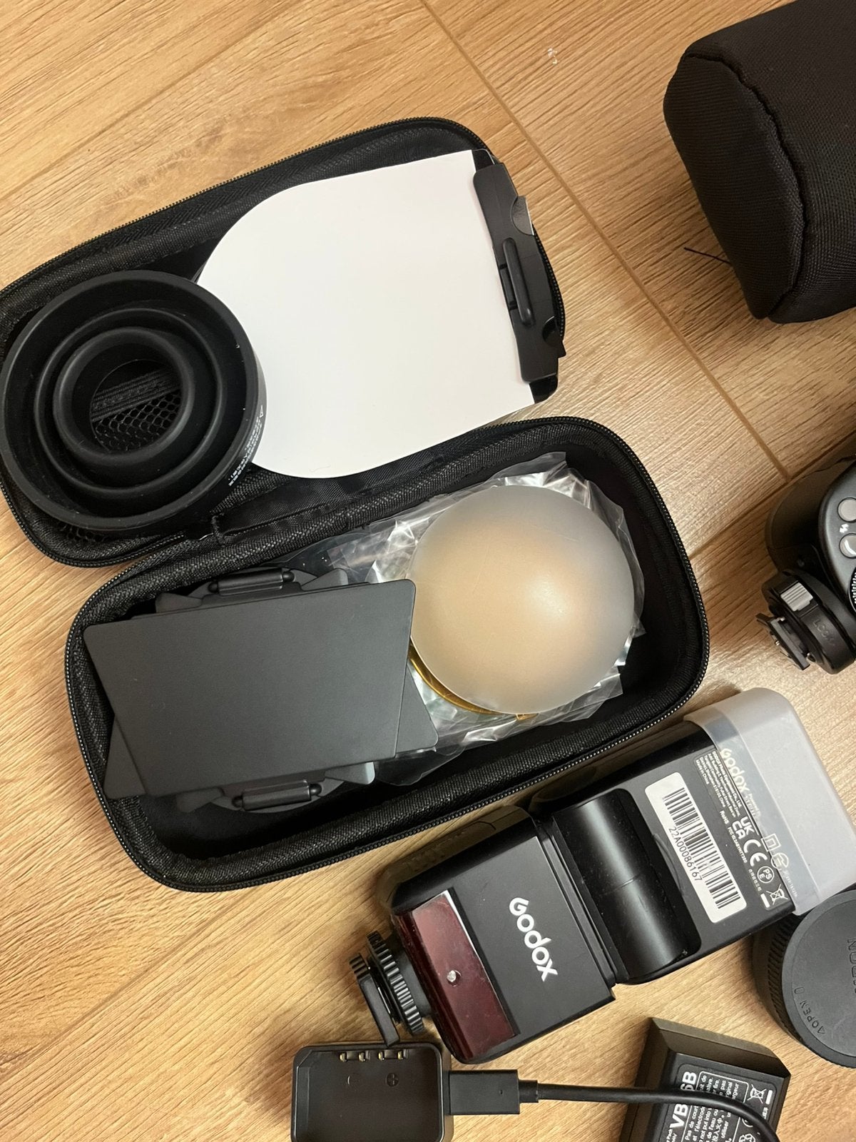 Godox set, zie beschrijving, Audio, Tv en Foto, Fotografie | Flitsers, Verzenden, Zo goed als nieuw, Overige merken