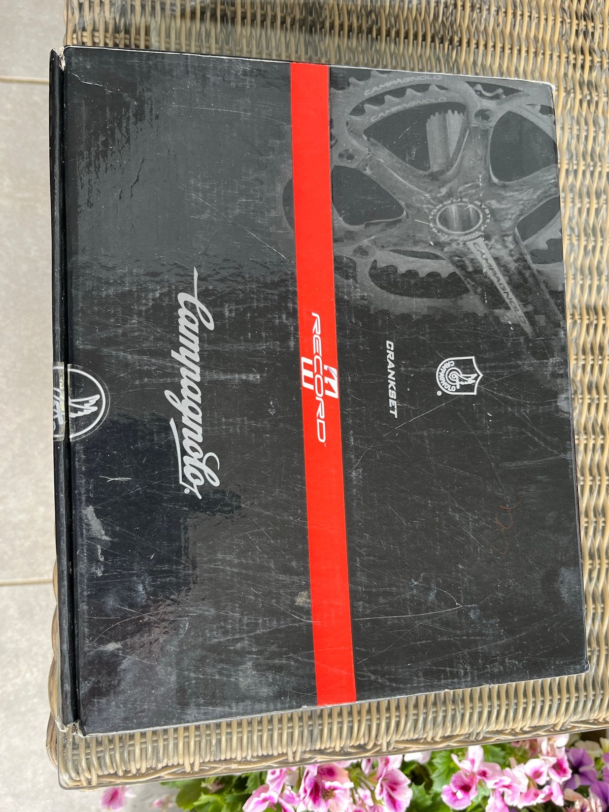 Campagnolo Chorus Crankstel EPS C10 52/39, Fietsen en Brommers, Fietsonderdelen, Gebruikt, Racefiets, Carbon, Ophalen