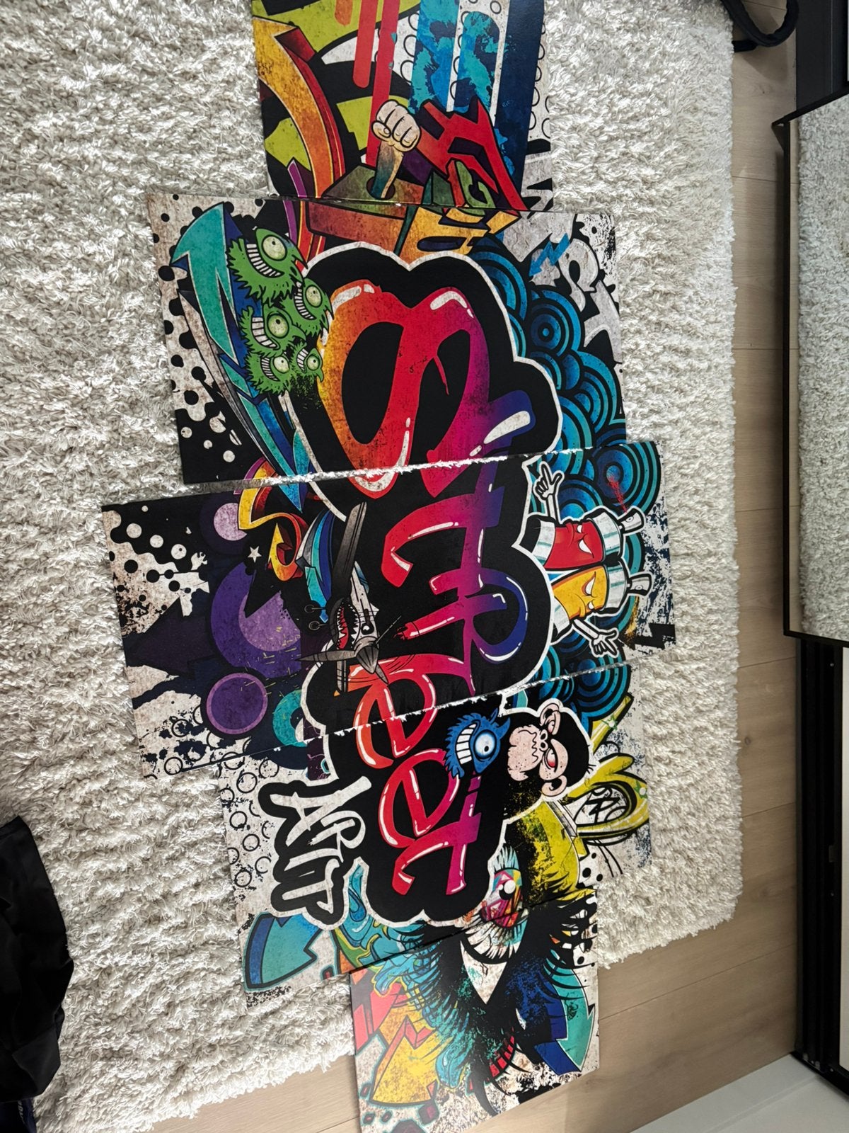 5 Luik graffiti, Ophalen