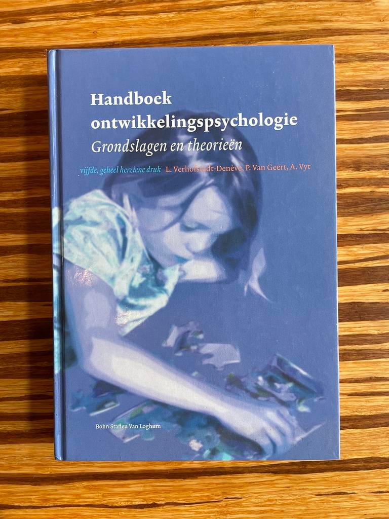 Handboek ontwikkelingspsychologie  Verhofstadt-Denève, Geert, Ophalen of Verzenden, Zo goed als nieuw, Ontwikkelingspsychologie