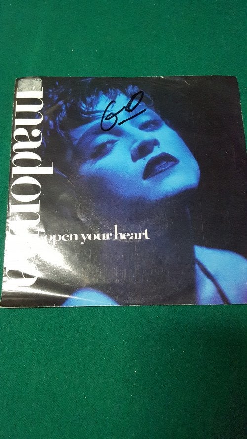 single madonna , open your heart, Ophalen of Verzenden