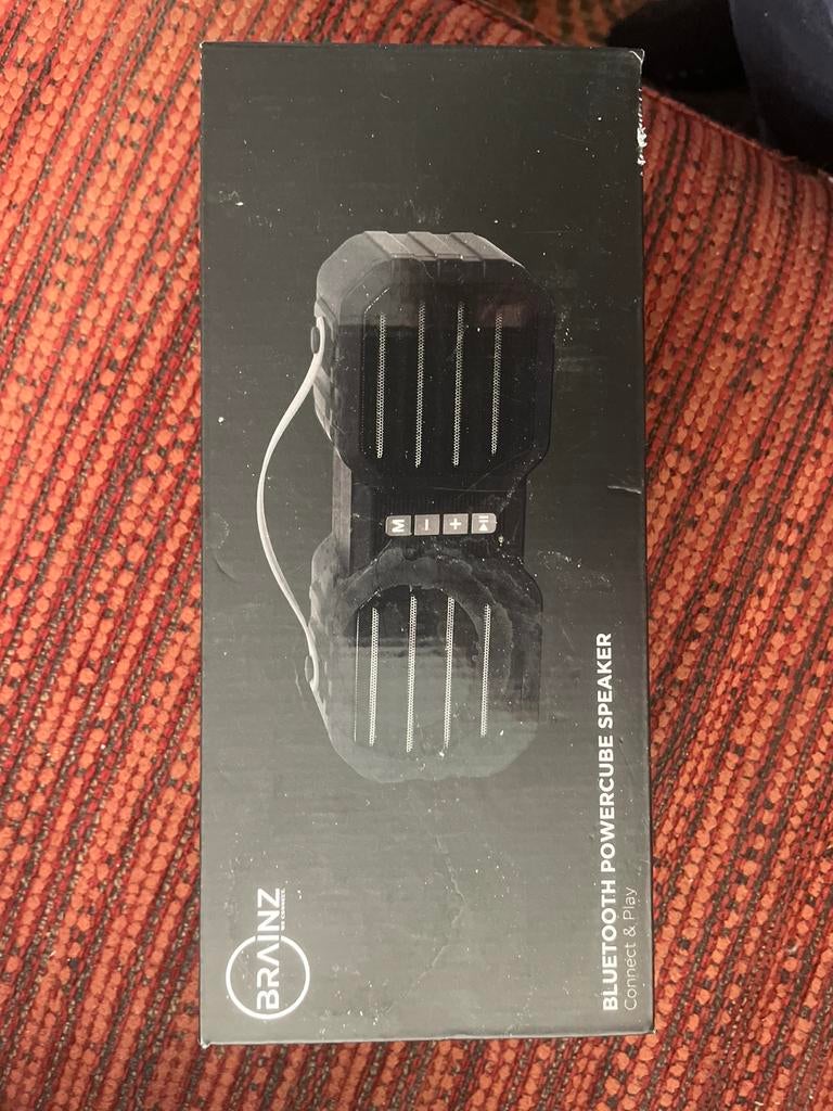 BRAINZ Power Cube Bluetooth Speaker S45 met telefoonhouder, Audio, Tv en Foto, Luidsprekers, Overige merken, Overige typen, Nieuw