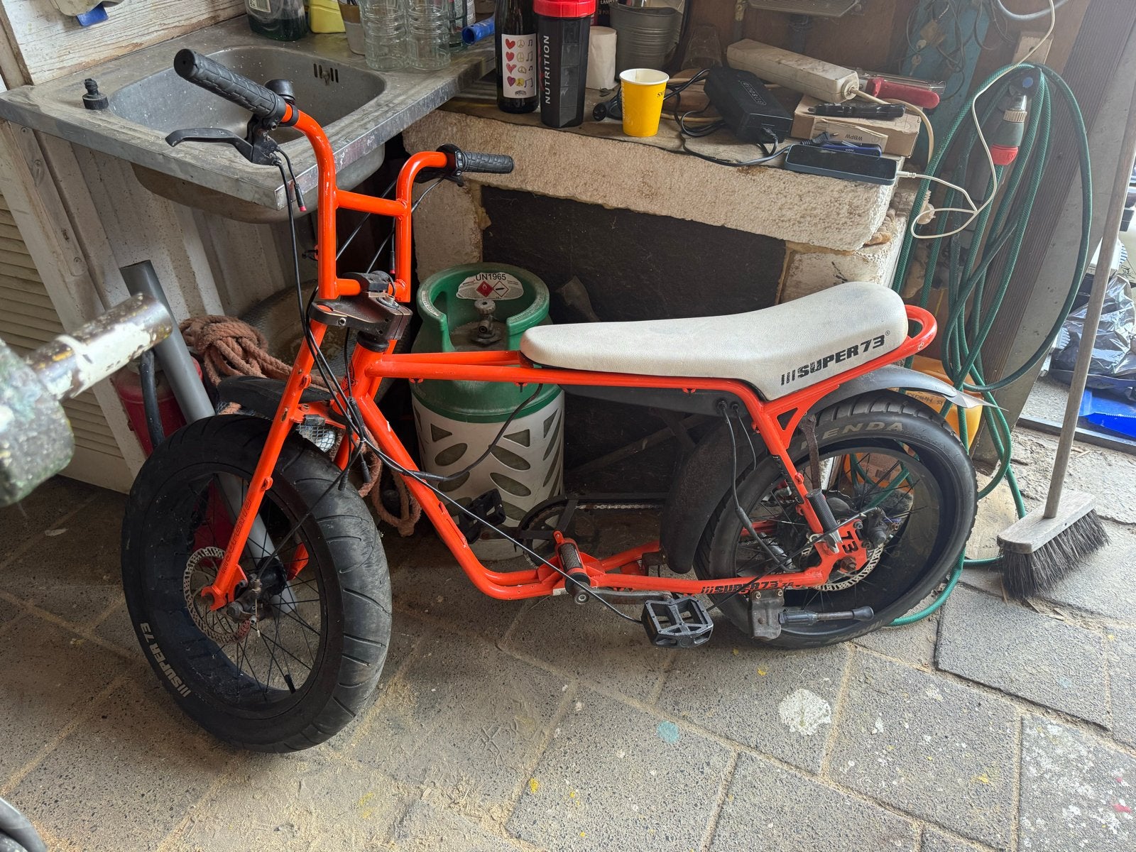 Super 73 E-bike - Opknapper met lekke band, Ophalen, Gebruikt, Overige merken