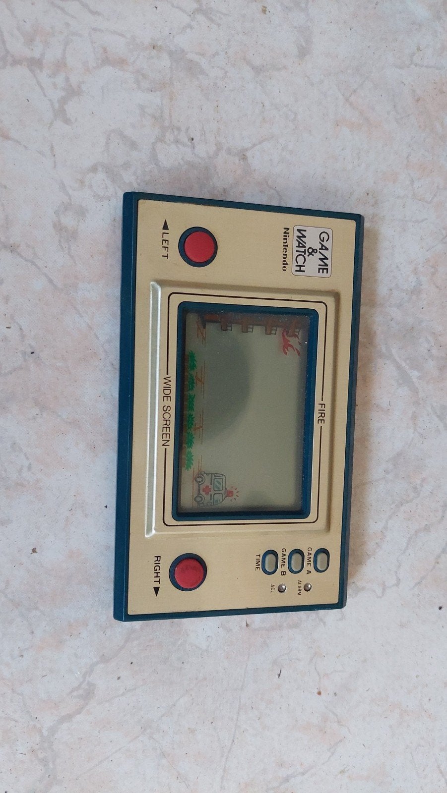 Nintendo Game & Watch Fire (FR-27) uit 1981, Ophalen of Verzenden, Nintendo, Gebruikt