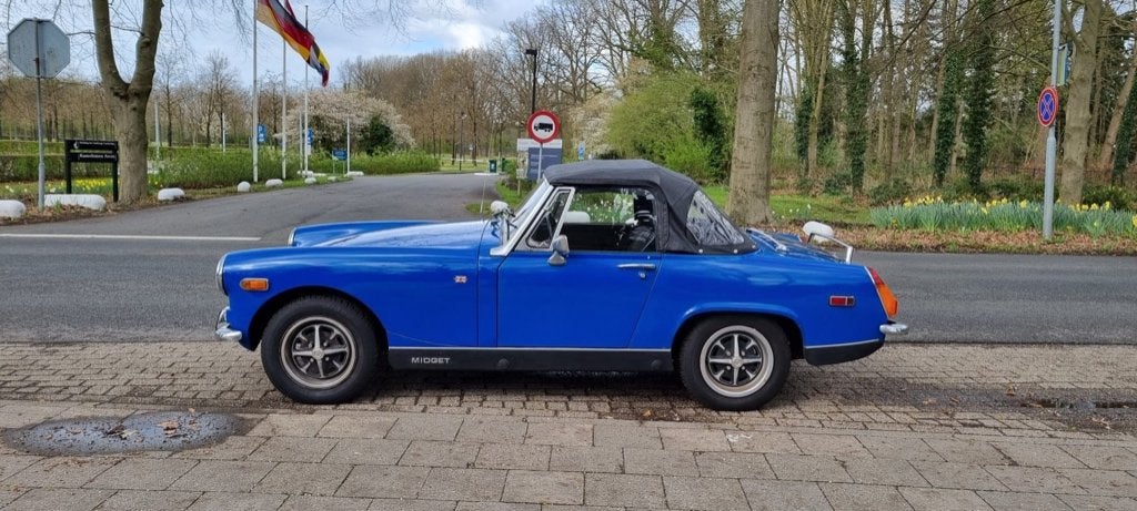 MG Midget 1.5 1976 Blauw, foto 7