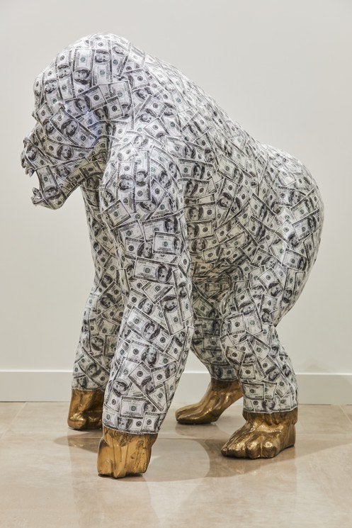 Uniek Kunstwerk “Gorilla Business” Ghost Art (1 van de 8), Ophalen of Verzenden