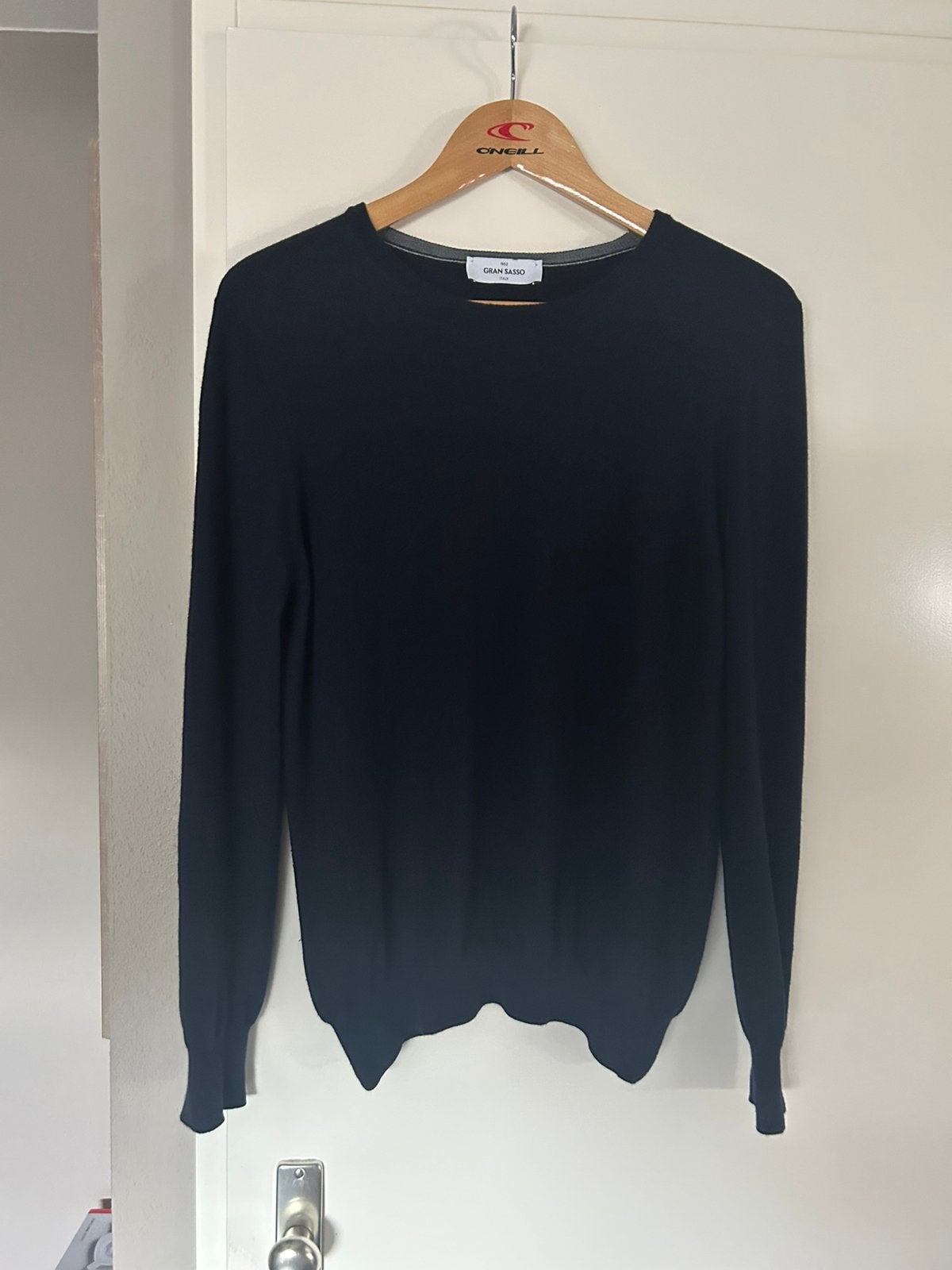 Gran Sasso trui donkerblauw valt als maat 48, Ophalen of Verzenden, Zo goed als nieuw, Maat 48/50 (M), Blauw
