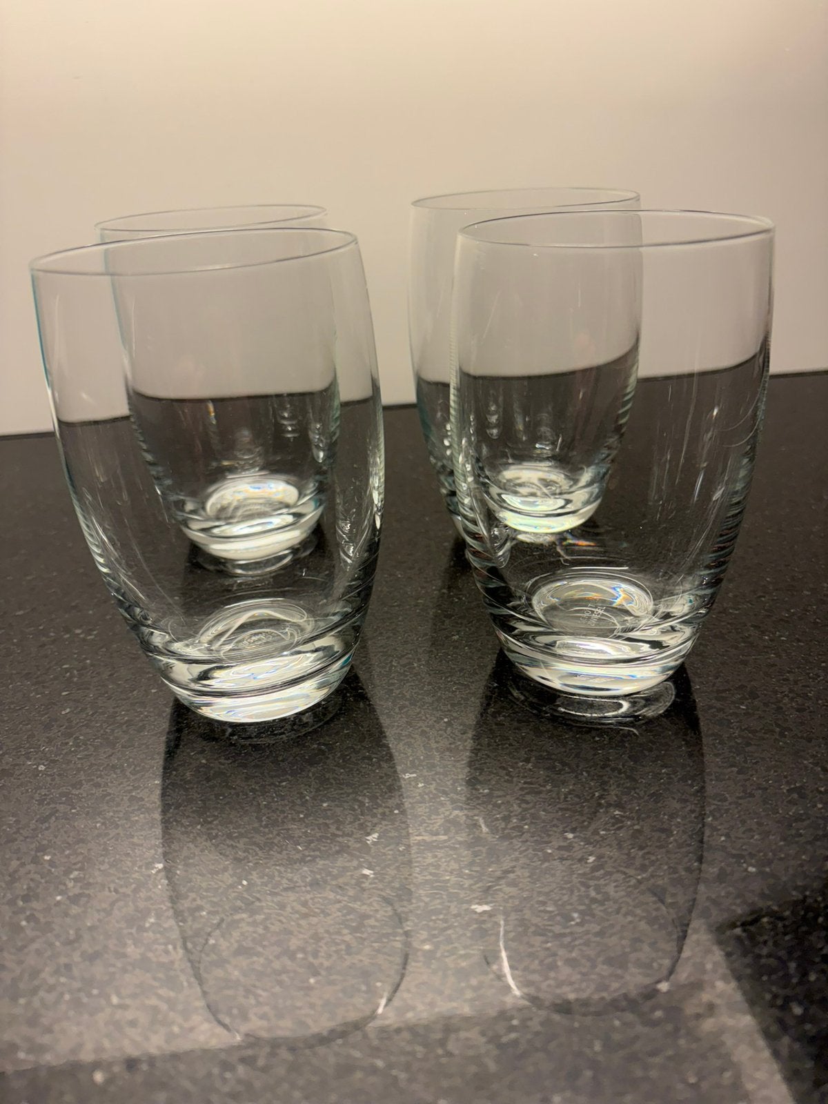 4 Schott  Zwiesel  waterglazen, Verzamelen, Ophalen of Verzenden, Zo goed als nieuw, Overige typen