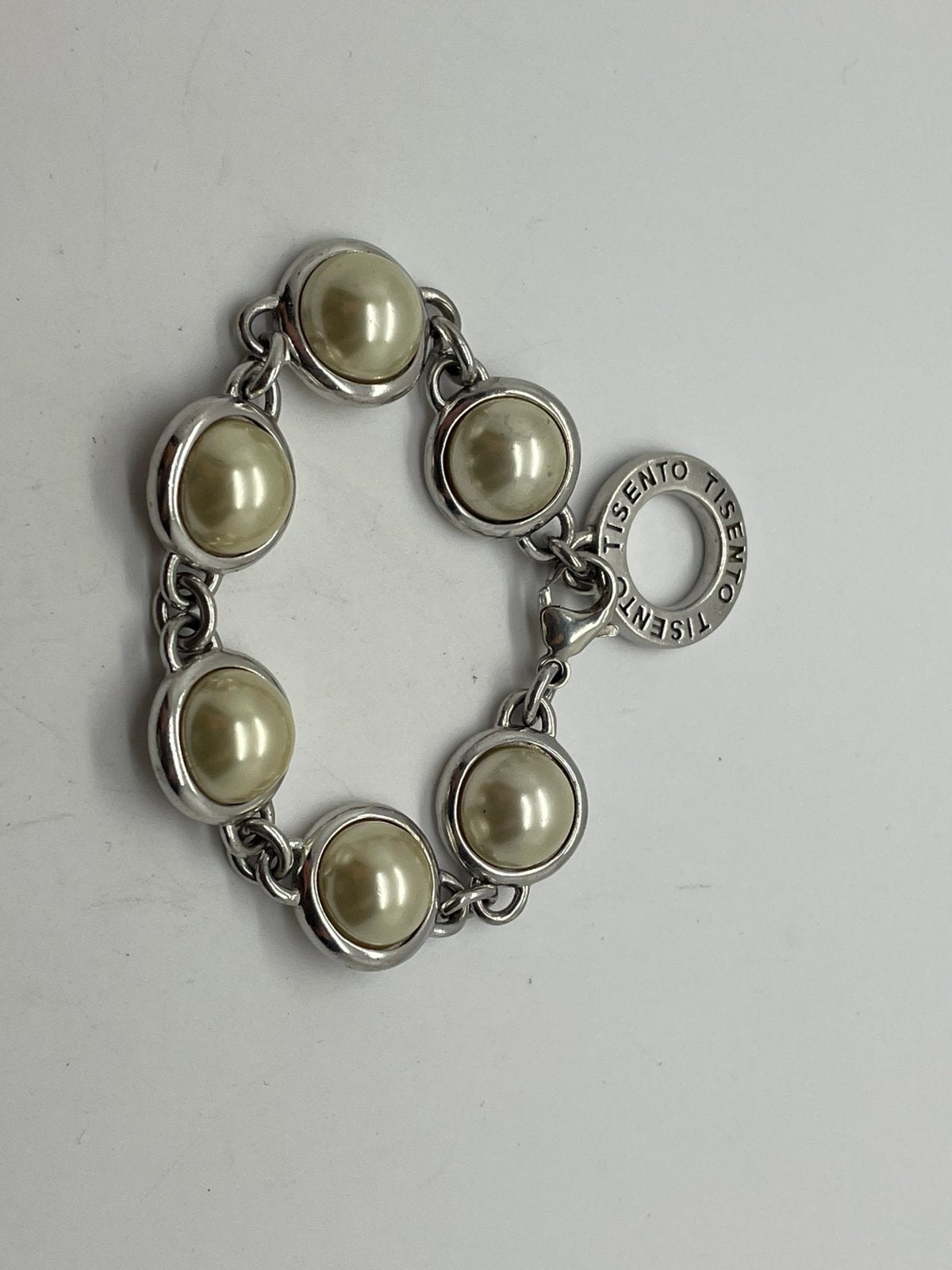 F179 Prachtige zilveren Ti Sento armband (deel van set), Ophalen of Verzenden, X, Zilver, Zilver