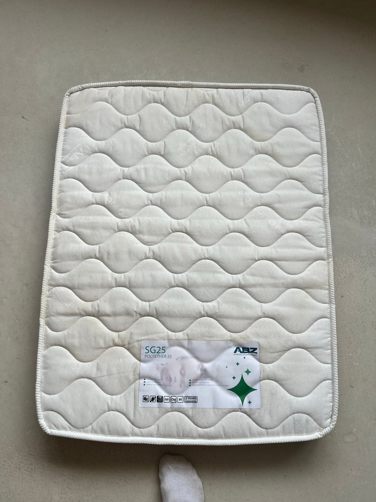 Boxmatras ABZ & Jolein boxkleed, Ophalen of Verzenden, Gebruikt, Rechthoekig, Boxkleed