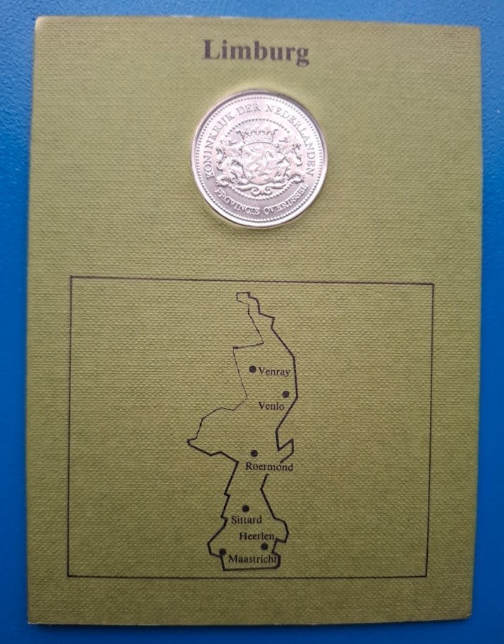 Penning Provincie Limburg in blister - 1981, Postzegels en Munten, Verzenden, Overige materialen, Nederland
