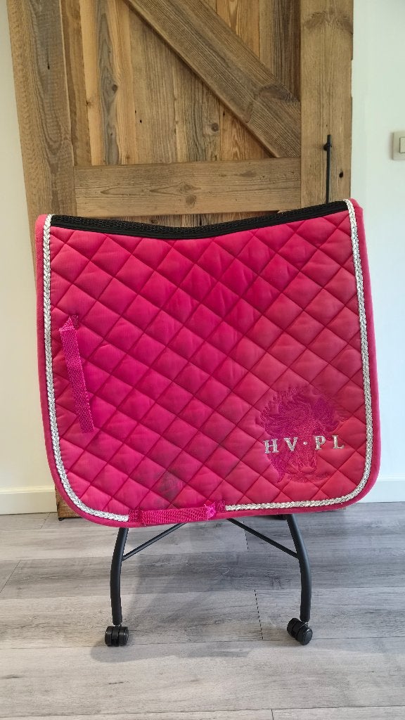 HV Polo roze dressuur dekje, Full (L), Gebruikt, Dressuurdekje, Ophalen of Verzenden