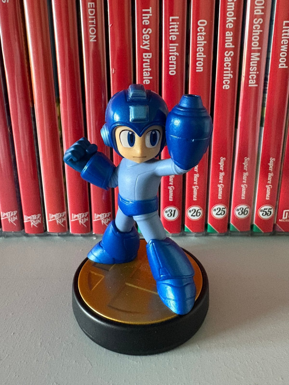 Amiibo Megaman N.27 (Super Smash Bros), Ophalen of Verzenden, Zo goed als nieuw