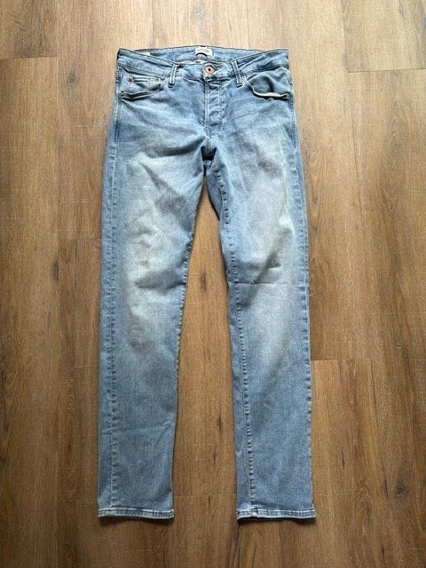 jeans - Jack & Jones - slim fit - 33/32, Blauw, Ophalen of Verzenden, W33 - W34 (confectie 48/50), Gedragen