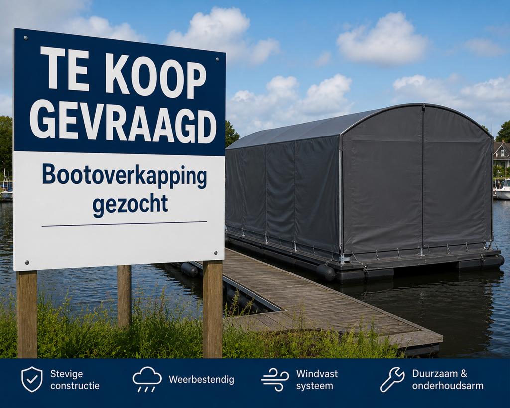 Te koop gevraagd bootoverkapping / boot overkapping gezocht, Watersport en Boten, Ophalen, Gebruikt, Overige typen