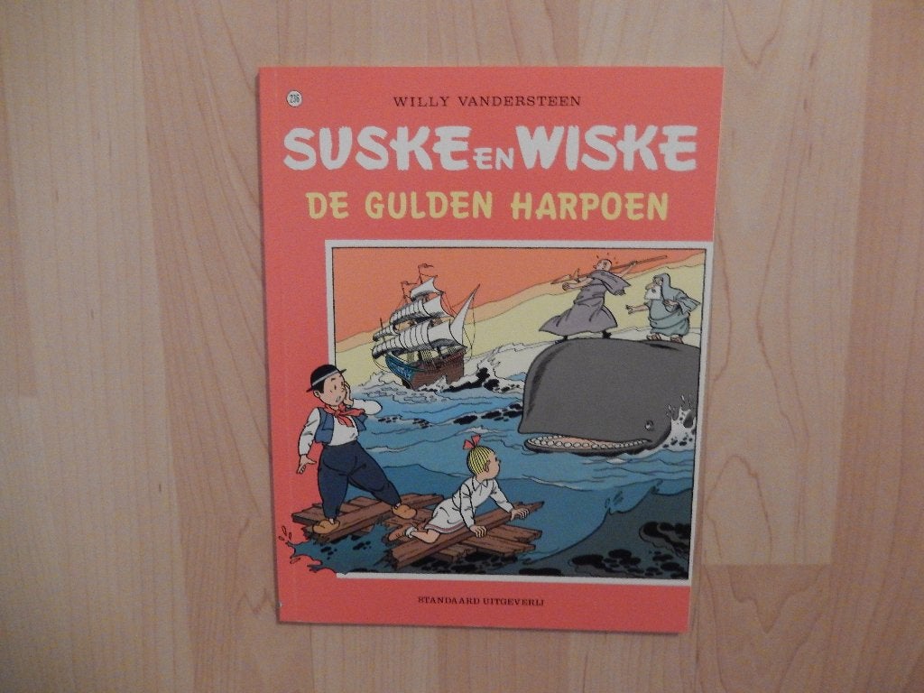 Suske en Wiske – De gulden harpoen -1ste druk, Eén stripboek, Nieuw, Ophalen of Verzenden, Studio Vandersteen