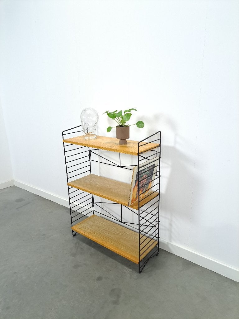 Design Nisse Strinning modulaire LP stellingkast, nr. 1, Ophalen of Verzenden, Gebruikt