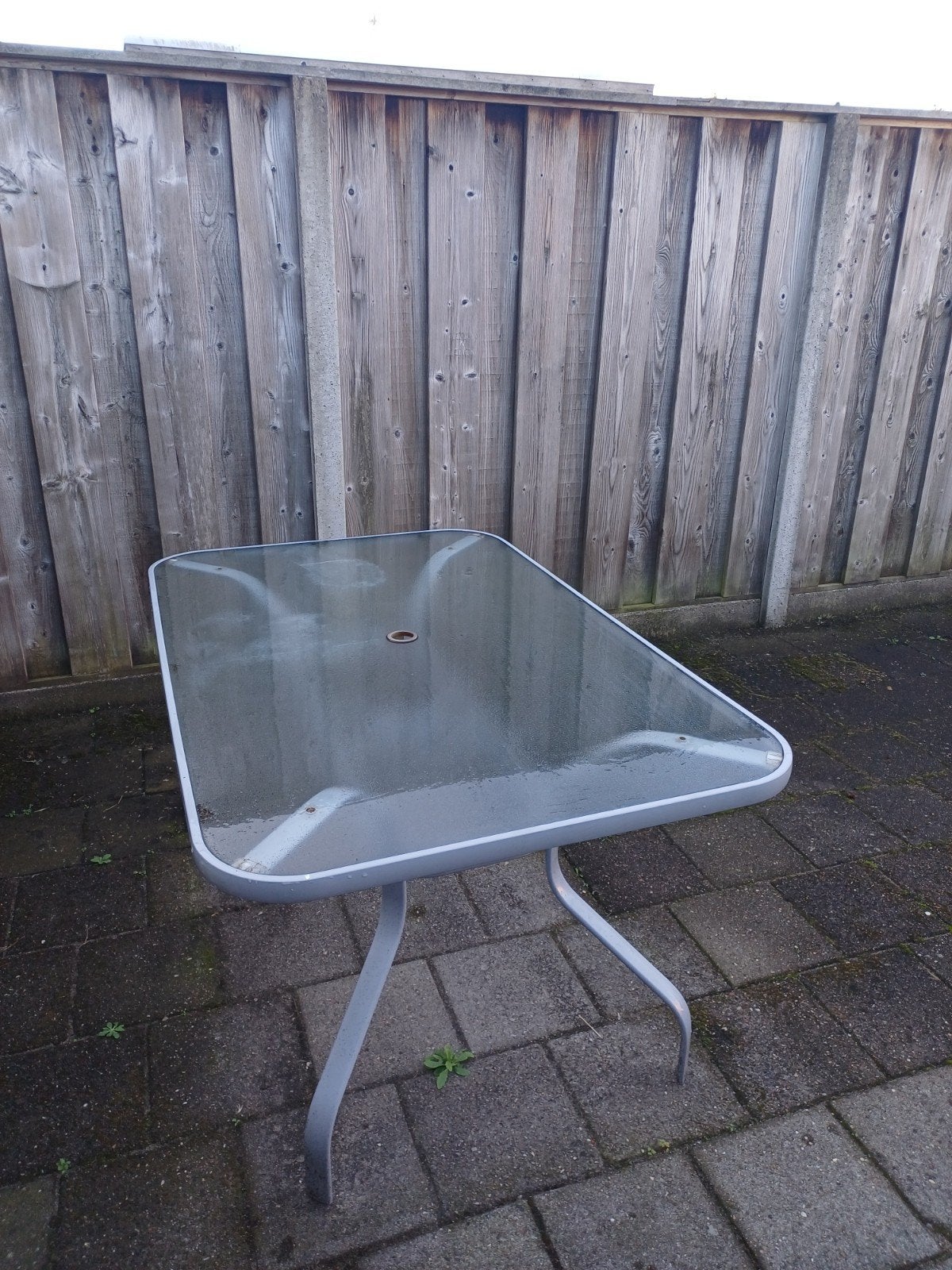 Tuintafel, Tuin en Terras, Ophalen, Gebruikt, Rechthoekig