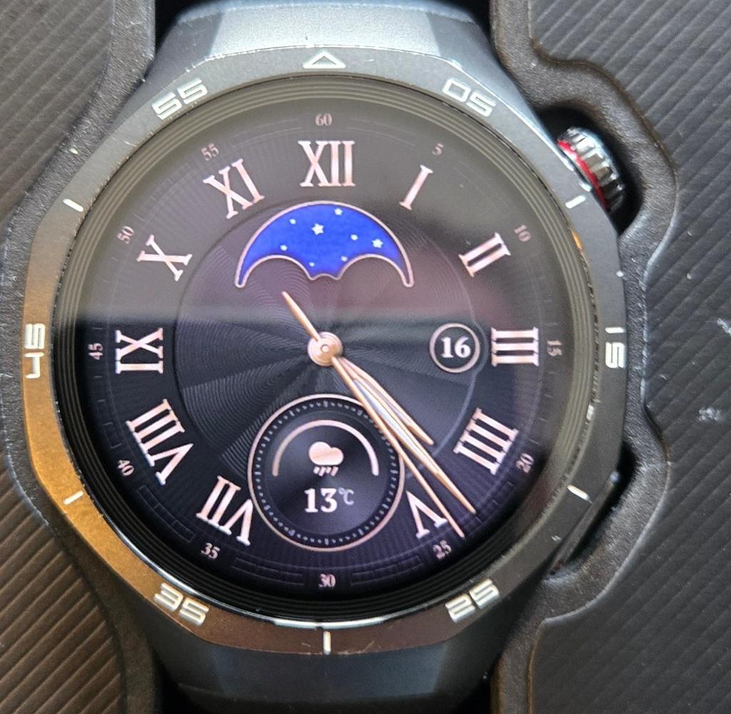 Huawei Watch GT5 PRO 46mm, Sieraden, Tassen en Uiterlijk, Smartwatches, HUAWEI, Conditie, Zwart, Ophalen of Verzenden