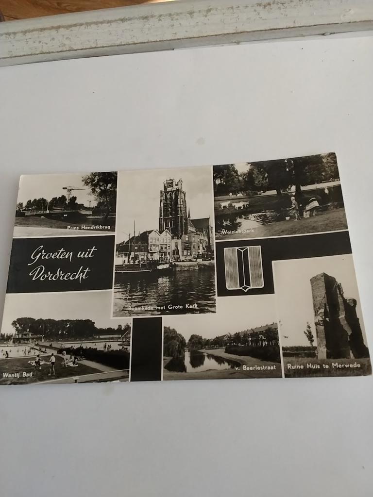 GROETEN UIT DORDRECHT  1961, Ophalen of Verzenden, 1960 tot 1980, Zuid-Holland