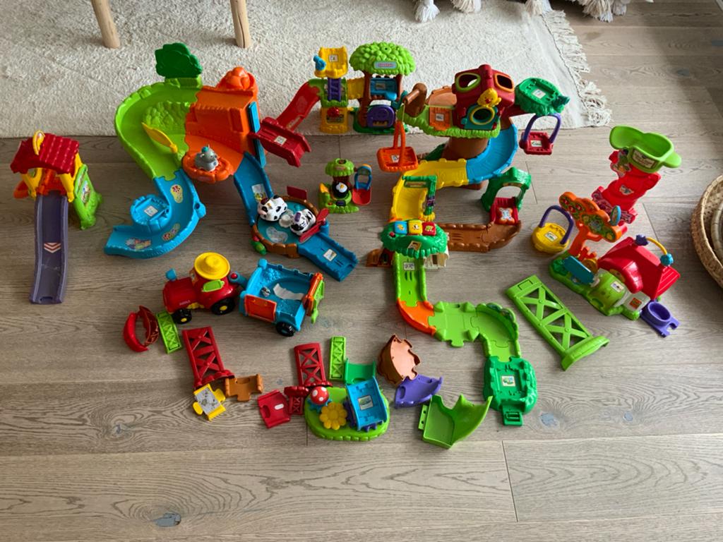Grote VTech Toet Toet Auto's en Zoef Zoef Dieren speelset, Ophalen, Gebruikt, Jongen of Meisje