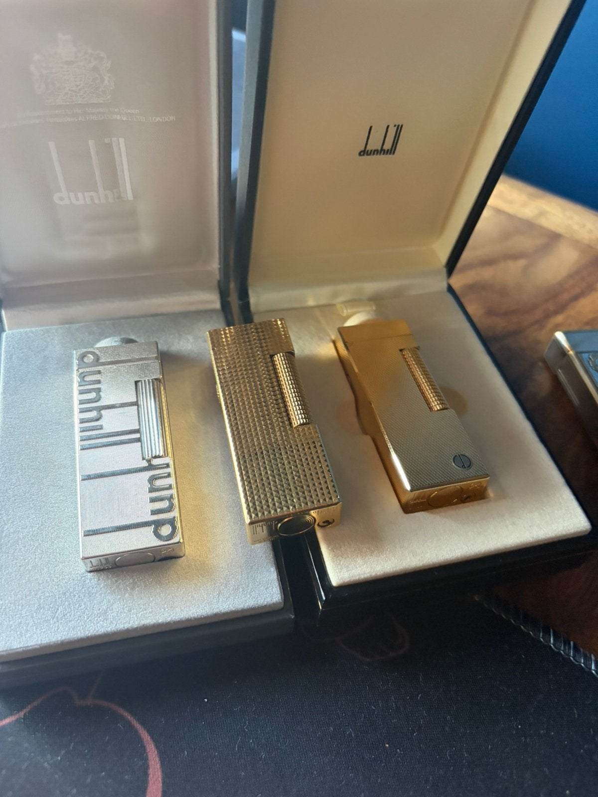 3 Dunhill Rollagas aanstekers, Verzamelen, Ophalen of Verzenden, Zo goed als nieuw, Aansteker