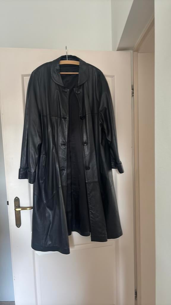 Mooie Alijn leren kalfsleren jas, Ophalen of Verzenden, Zo goed als nieuw, Maat 46/48 (XL) of groter, Zwart