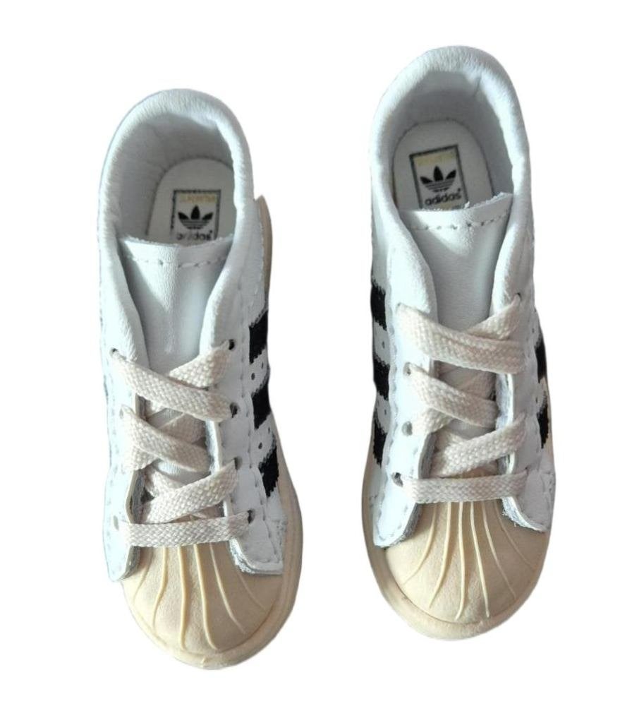 Adidas Superstar 35th Anniversary Mini ADI DASSLER -RARE!, Wit, Nieuw, Ophalen of Verzenden, Sneakers of Gympen