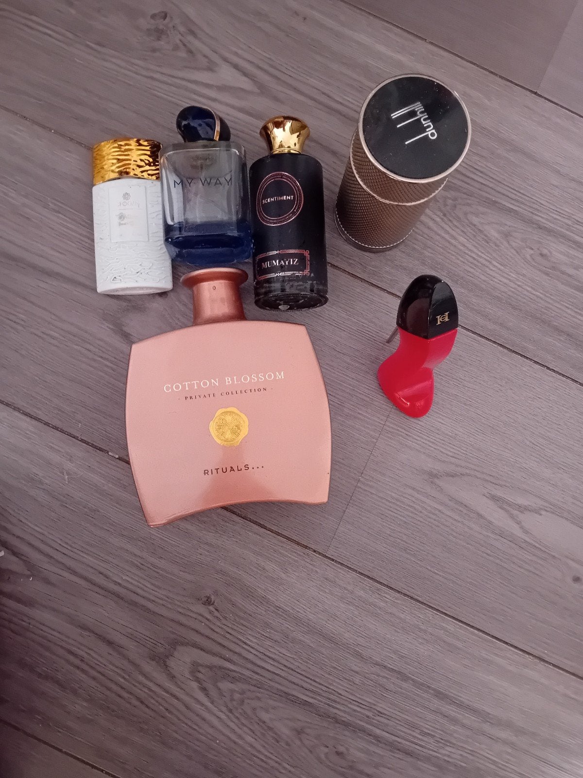parfum flesjes, Verzamelen, Parfumverzamelingen, Ophalen, Gebruikt, Miniatuur