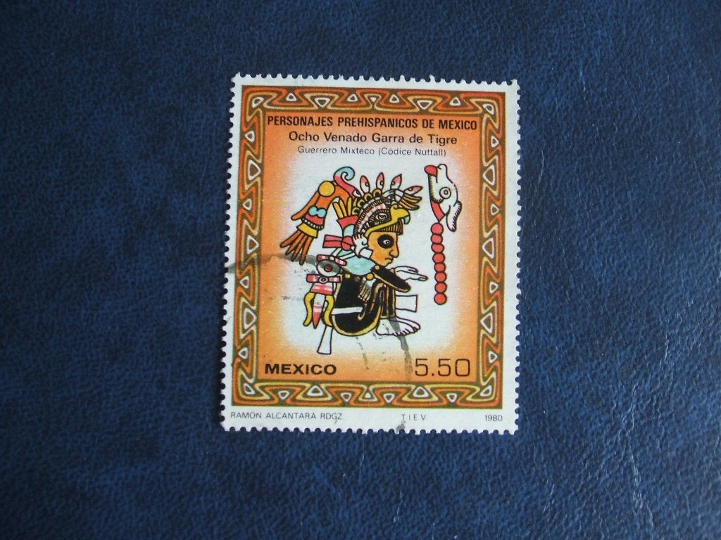 Mexico maya, Ophalen of Verzenden, Gestempeld, Midden-Amerika