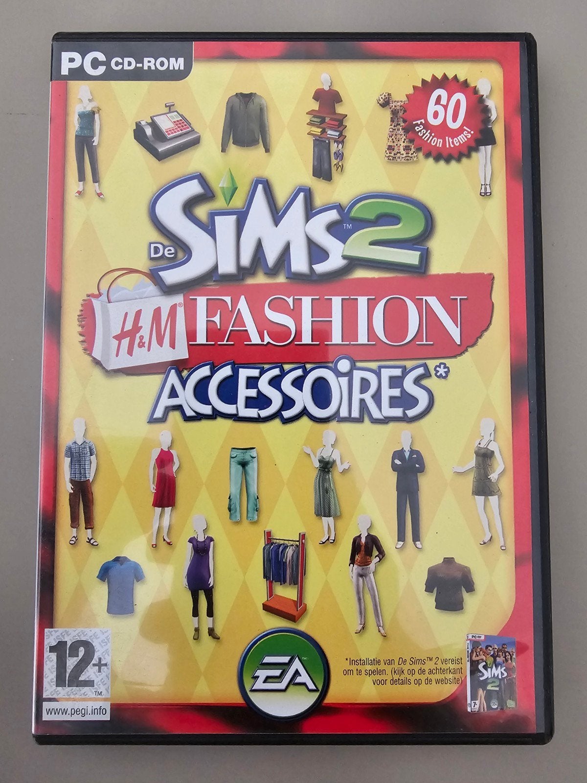 Pc game De Sims 2 H&M fashion accessoires, 1 speler, Ophalen of Verzenden, Zo goed als nieuw, Vanaf 3 jaar