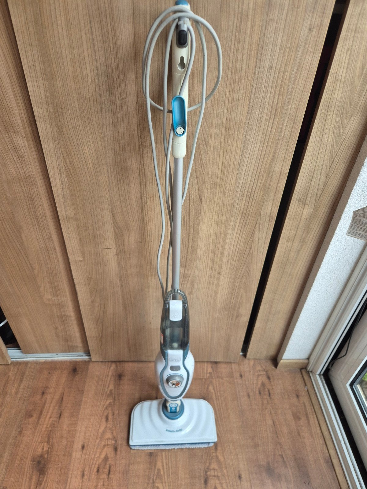 Black+Decker Steam-mop Stoomreiniger met 3 doeken, Ophalen of Verzenden, Gebruikt, Stoomreiniger