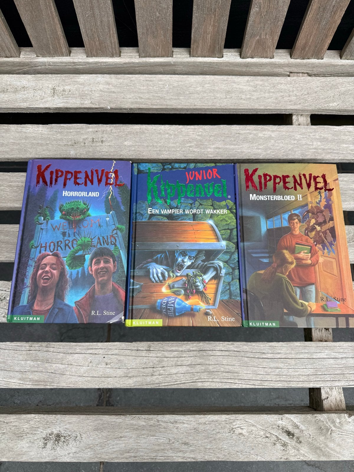 Kippenvel Boeken Set: Horrorland, Vampier, Monsterbloed II, Ophalen of Verzenden, Nieuw, Fictie