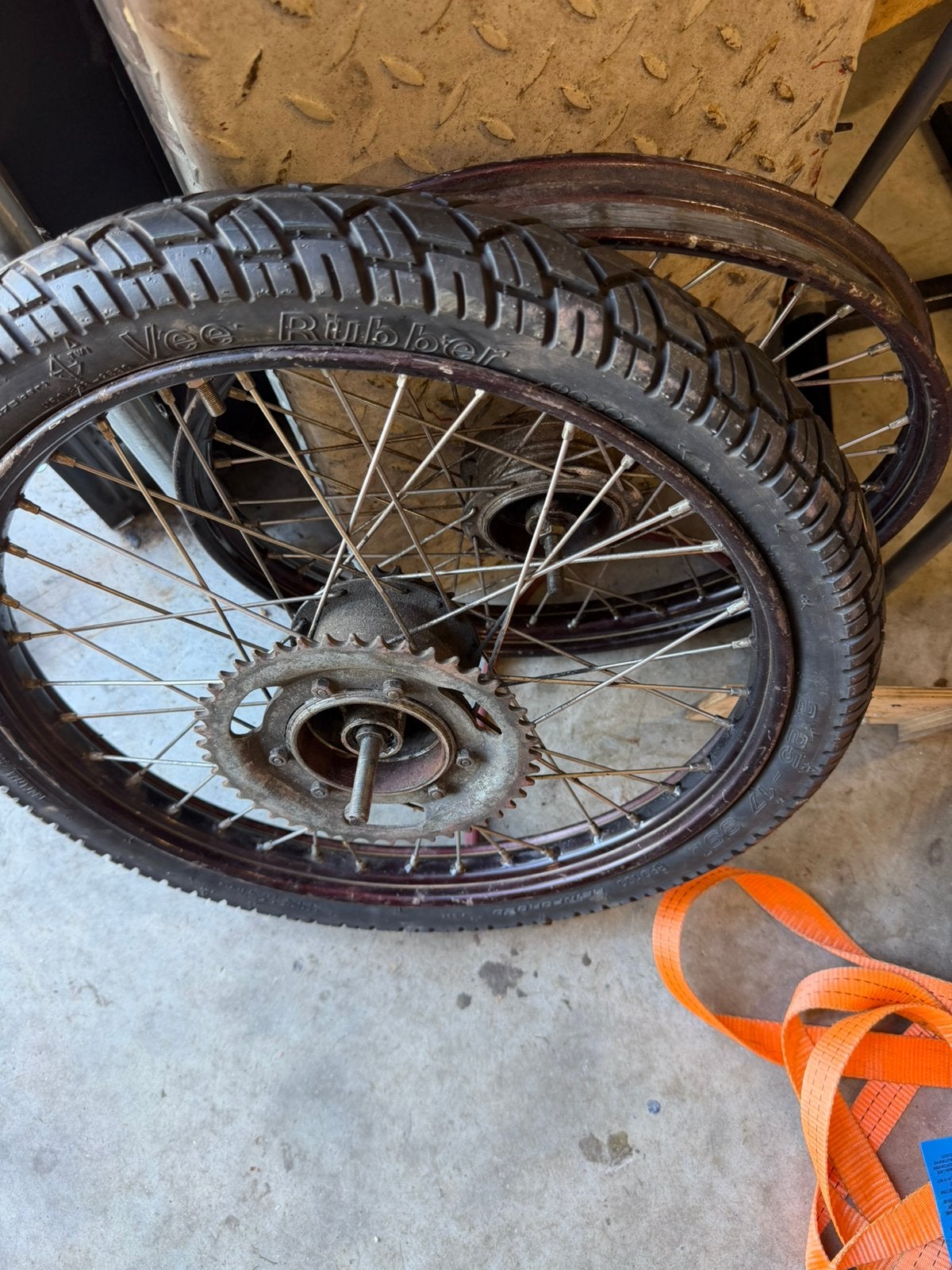 Set nostalgie velgen, Fietsen en Brommers, Ophalen of Verzenden, Zo goed als nieuw, Overige typen